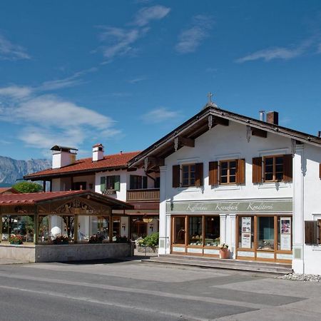 לינה וארוחת בוקר Krün Kaffeehaus Kranzbach מראה חיצוני תמונה